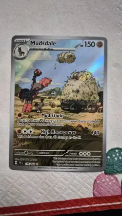 Mudsdale 175/162 Temporal Forces Illustrator Pokemon Card Near Mint Condition - Image 1