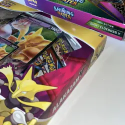 Pokemon TCG Shining Fates Shiny Eldegoss V Box Sealed And Alakazam V Box Sealed 820650809828 - Image 4