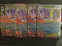 Phantasmal Flames Playable Mega Gengar Ex Pokemon Card Bundle X5 056/094 - Image 1