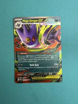Mega Gengar ex 056/094 Phantasmal Flames Pokemon Card - Image 1