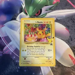 Pokemon TCG Birthday Pikachu Trading Card #24 Celebrations Classic Collection - Image 1