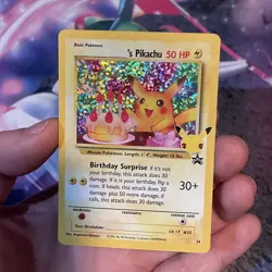 Pokemon TCG Birthday Pikachu Trading Card #24 Celebrations Classic Collection - Image 2