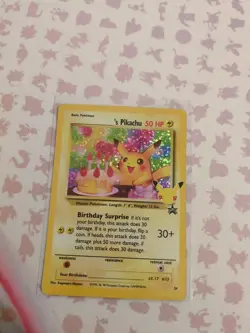 Pokemon TCG Birthday Pikachu Trading Card #24 Celebrations Classic Collection - Image 1