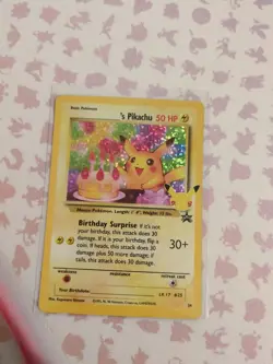 Pokemon TCG Birthday Pikachu Trading Card #24 Celebrations Classic Collection - Image 2