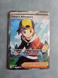 Pokemon TCG Ethans Adventure Card 221/182 Destined Rivals Full Art - Image 1