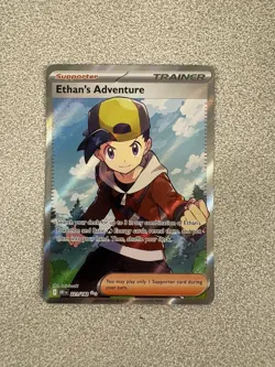 Pokemon TCG Ethans Adventure Full Art Card 221/182 Destined Rivals - NM - Image 1