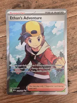 Pokemon TCG Ethans Adventure Full Art Card 221/182 Destined Rivals - Image 1