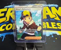 Pokemon TCG Ethans Adventure Full Art Card 221/182 Destined Rivals - Image 1