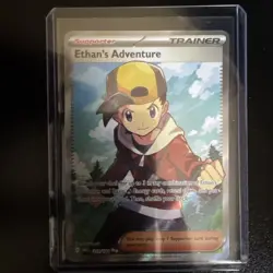 Pokemon TCG Ethans Adventure 221/182 Destined Rivals Full Art Holo Card Pokemon - Image 1