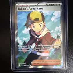 Pokemon TCG Ethans Adventure 221/182 Destined Rivals Full Art Holo Card Pokemon - Image 2