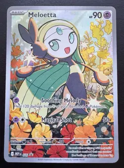 Meloetta 026 Illustration Rare Promo English Phantasmal Flames Pokemon TCG NM - Image 1
