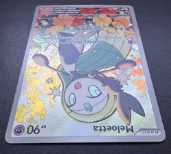 Meloetta 026 Illustration Rare Promo English Phantasmal Flames Pokemon TCG NM - Image 3