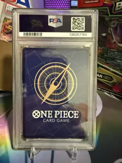 ONE PIECE Monkey D Luffy OP12-015 SR Legacy of the Master ENG PSA GEM MINT 10 - Image 2