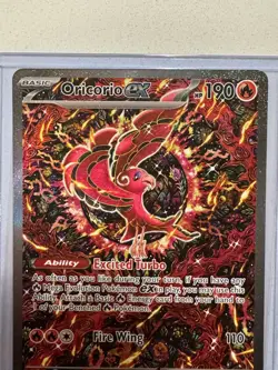 Pokemon Card Black Star Promo Oricorio Ex 024 Phantasmal Flames UPC English - Image 2