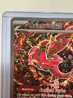 Pokemon Card Black Star Promo Oricorio Ex 024 Phantasmal Flames UPC English - Image 3