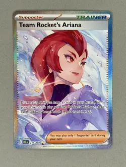 Pokemon Destined Rivals Team Rockets Ariana Special Illustration Card 237/182 - Image 3