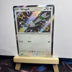 Wingull 203/091 - S&V Paldean Fates Holo Shiny Rare Pokemon TCG Card [NM] - Image 2