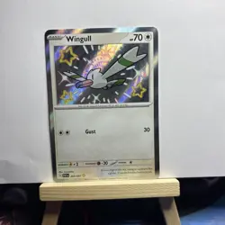 Wingull 203/091 - S&V Paldean Fates Holo Shiny Rare Pokemon TCG Card [NM] - Image 3