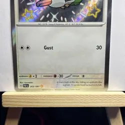 Wingull 203/091 - S&V Paldean Fates Holo Shiny Rare Pokemon TCG Card [NM] - Image 4
