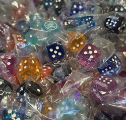 Set Of 6 x20 Yugioh D6 Sided Die Life Point Counter Konami OTS D6 - Image 1