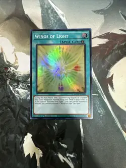Yugioh Wings of Light Super Rare AGOV - Image 1