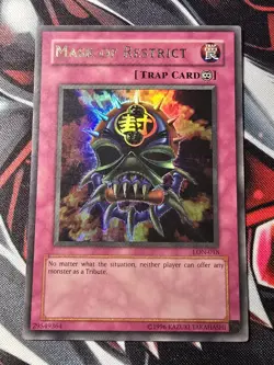 Yugioh! Mask of Restrict - LON-018 Ultra Rare Unlimited - MP - Image 1