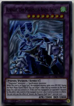 Aiwass, the Magistus Spell Spirit Super Rare Genesis Impact GEIM-EN005 LP - Image 1