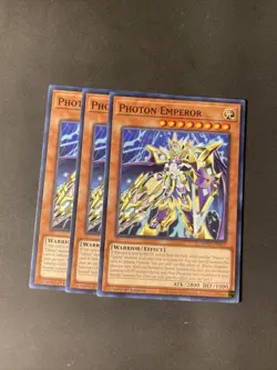 Yugioh! PHHY-EN001 3x Photon Emperor COMMON 1ST ED Yu-gi-oh! x3 FAST SHIP - Image 1
