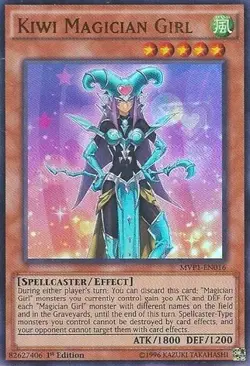Kiwi Magician Girl-Ultra Rare - 1st Edition - MVP1-EN016 - The Dark Side of D... - Image 1