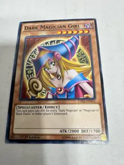 Yugioh Dark Magician Girl LDK2-ENY11 1996 1st Edition Common NM - Image 1