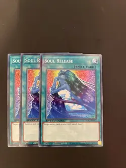 Yu-gi-oh! TCG 3x SGX3-ENF14 SOUL RELEASE x3 Common YUGIOH! SPELL SET GREEN NM - Image 1