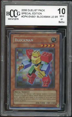 BLOCKMAN LE SR 2006 Yu-Gi-Oh! TCG Duelist Pack Special Edition BCCG 10 DPK-ENSE1 - Image 1