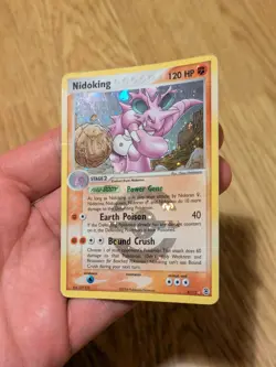 Nidoking 8/112 Reverse Holo Rare 2004 EX Fire Red Leaf Green Pokemon 8/112 LP - Image 2