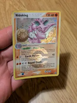 Nidoking 8/112 Reverse Holo Rare 2004 EX Fire Red Leaf Green Pokemon 8/112 LP - Image 4