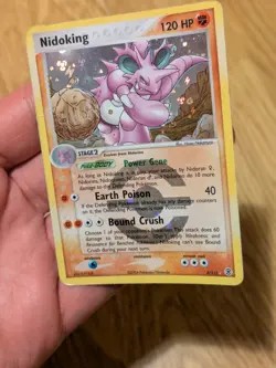 Nidoking 8/112 Reverse Holo Rare 2004 EX Fire Red Leaf Green Pokemon 8/112 LP - Image 5
