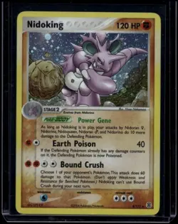 Pokemon TCG Nidoking 8/112 FireRed & LeafGreen Holo Rare LP - Image 1