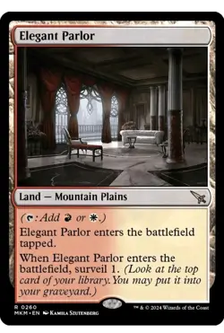 1x MTG Elegant Parlor - Murders at Karlov Manor Rare! NM Mint! - Image 1