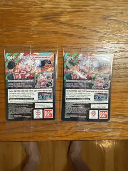 Bandai One Piece CCG Monkey D. Luffy US Voyage Promo Card P-055 - Image 1