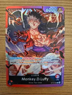 One Piece Monkey D. Luffy Leader ST10-002 - Three Captains - NM - Image 1