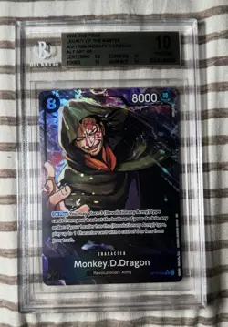 2025 One Piece Monkey D Dragon #094 Legacy Of The Master BGS 10 Pristine - Image 1