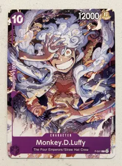 Monkey.D.Luffy P-041 One Piece TCG Card Game English - Image 1