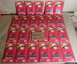 One Piece TCG - Lot of 23 - Carrying on His Will Sleeved Booster OP-13 English - Image 2