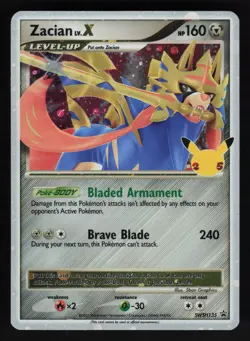 Zacian LV. X SWSH135 SWSH: Sword & Shield Promo Cards Pokemon TCG Card NM - Image 1