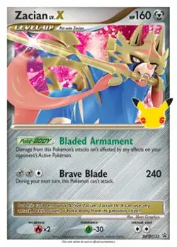 Zacian LV.X - SWSH135 - Pokemon Sword & Shield Promo Ultra Rare Holo Card NM - Image 1