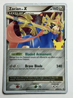 Zacian LV. X - SWSH: Sword & Shield Promo Cards SWSH135 Pokemon card NM - Image 1