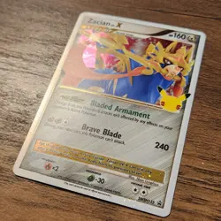 Zacian LV. X SWSH135 NM 2021 Pokemon Sword & Shield 25th Celebrations Promo Card - Image 2