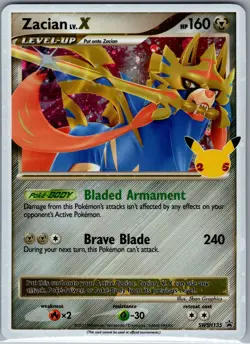 Zacian LV. X SWSH135 Sword & Shield Promo Cards - Pokemon Card - NM - Image 1