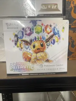 Pokemon TCG Prismatic Evolutions Pokemon Center Elite Trainer Box ETB New Sealed - Image 1