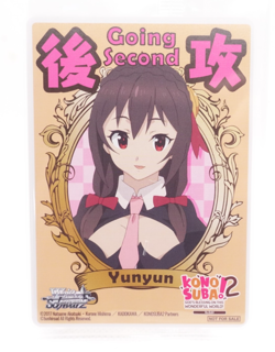 Weiss Schwarz Konosuba Yunyun Going Second Promo English Anime Trading Card - Image 1