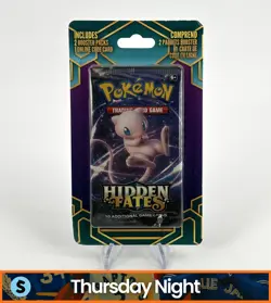 POKEMON TCG HIDDEN FATES 2 BOOSTER BLISTER PACK FACTORY SEALED - Image 1